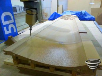 CNC Modelle aus MDF gefräst