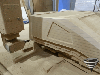 CNC Modelle aus MDF gefräst