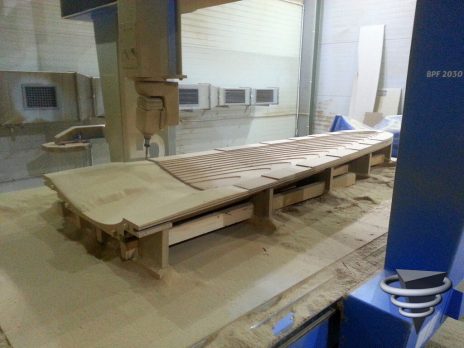 CNC Modelle aus MDF gefräst