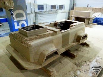 CNC Modelle aus MDF gefräst