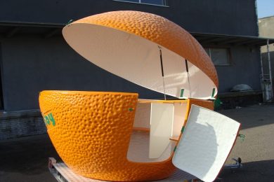 GFK Sonderanfertigung, Theke Anhängeraufbau aus GFK