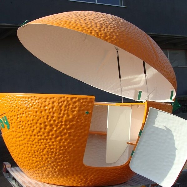 GFK Sonderanfertigung, Theke Anhängeraufbau aus GFK