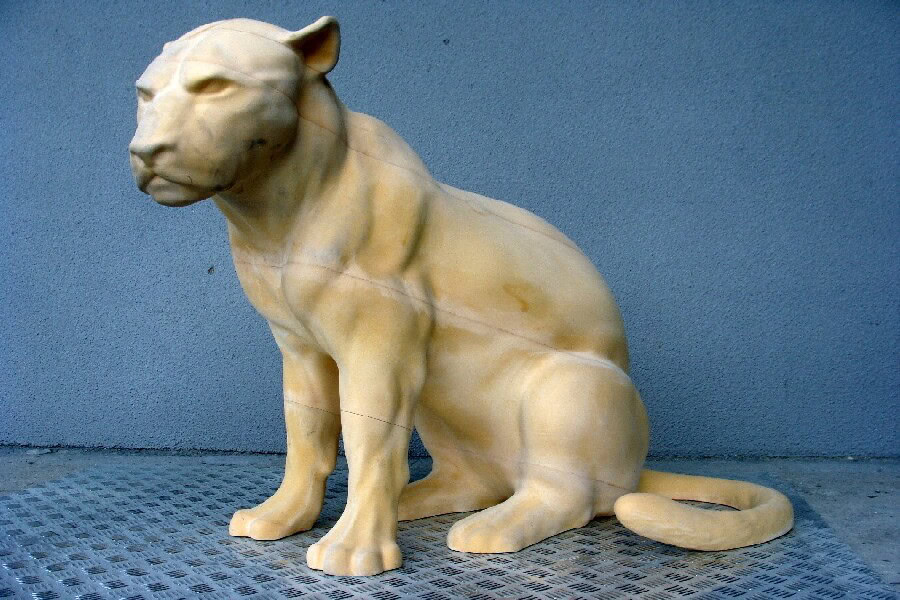 CNC Modelle Figuren Skulpturen CNC fräsen aus Blockmaterial