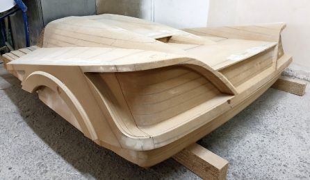 CNC Modelle aus MDF, Motorhaube aus MDF gefräst, MDF Modelle