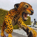 GFK Figuren, Skulpturen, GFK Sonderbau, GFK Jaguar Tier