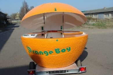 GFK Anhängeraufbau, GFK Bartheke