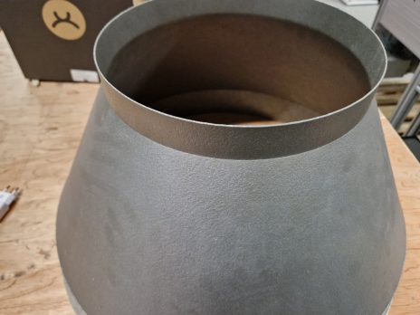 Metallvase 3D drucken, Metallteile 3D drucken, LMD Druckverfahren