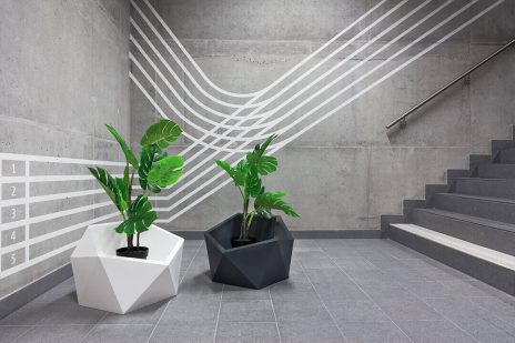 Rotomolding Blumentröge, Rotationsformen Blümentöpfe, Rotomoulding Gartenmöbel