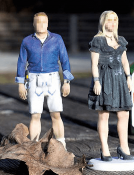 fotorealistische 3D Modelle Menschen, PolyJet